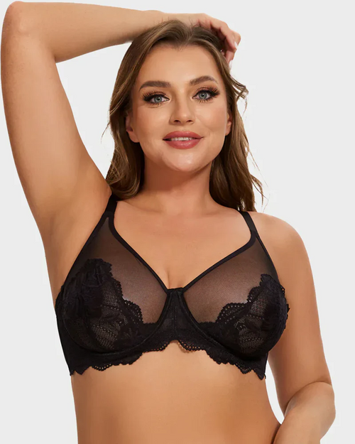 Full Coverage Lace Minimizer Bra