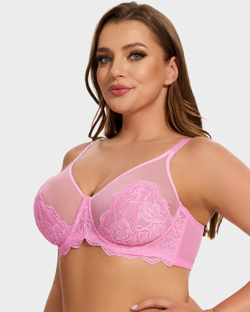 Full Coverage Lace Minimizer Bra