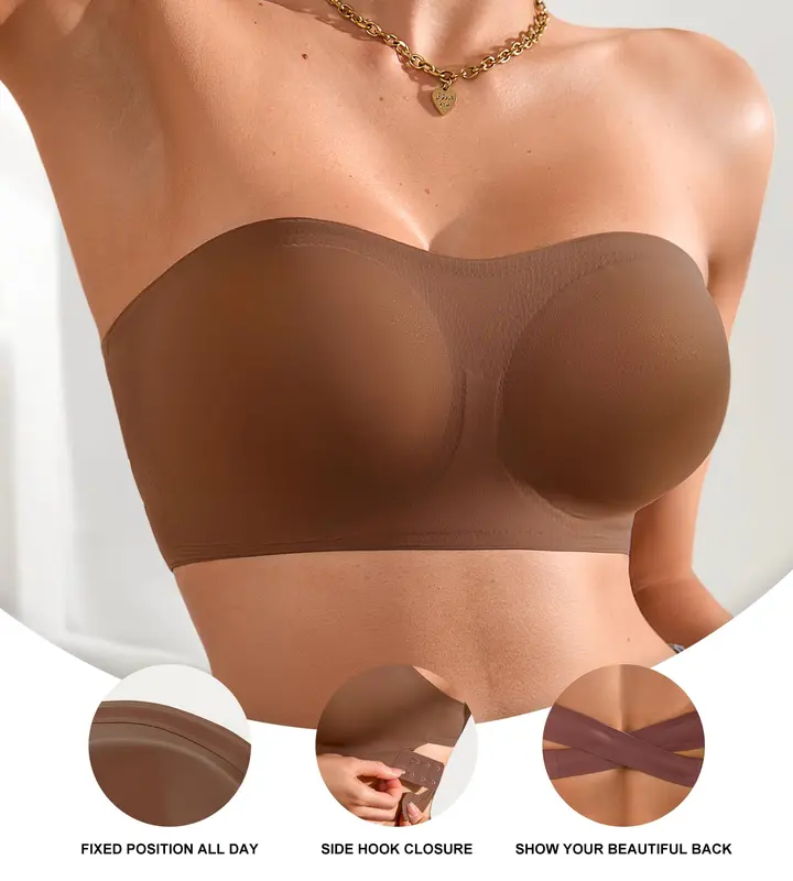 Reggiseno a gancio laterale non slip