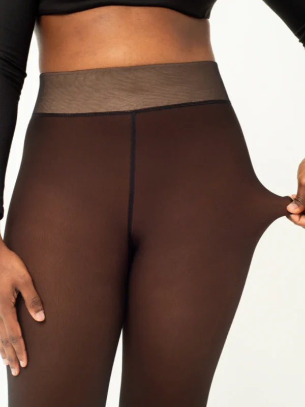Translucent Fleece Lined Tights