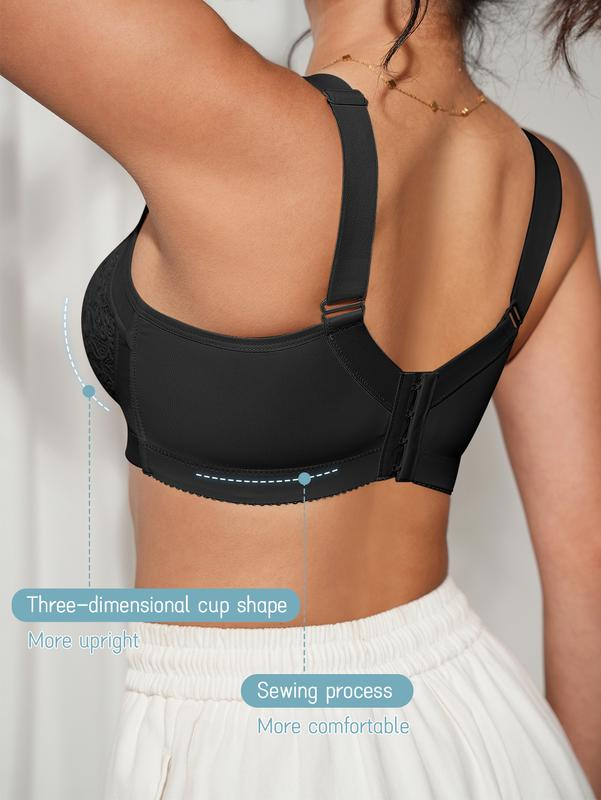 3-Piece Women's Sexy Lace Bra