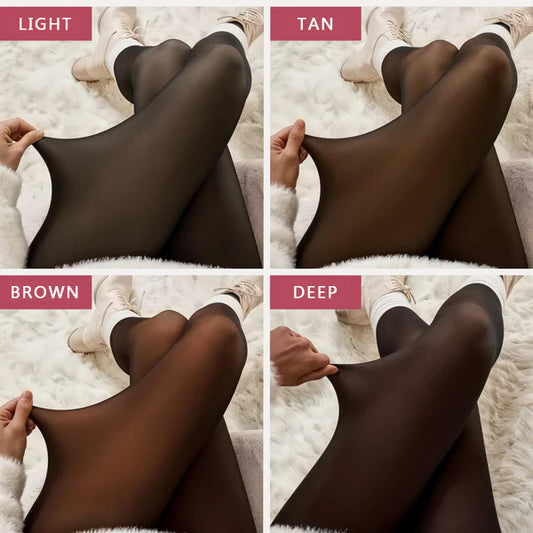 New model One-Seam Translucent Fleece Lined Tights