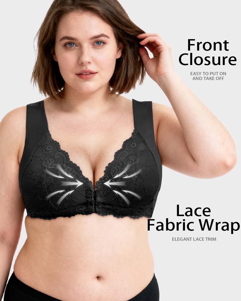 Front Closure '5D' Shaping Wireless Bra