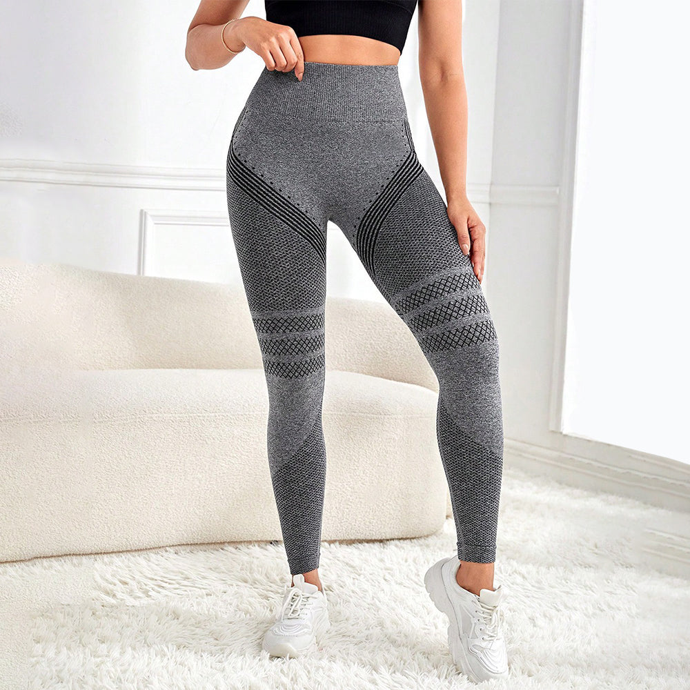 High Waisted And Hip Lifting Yoga Elastic Quick Drying Tight Pants