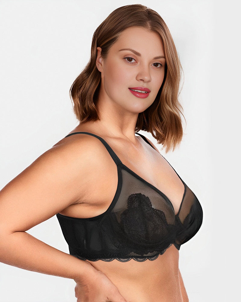 Full Coverage Lace Minimizer Bra