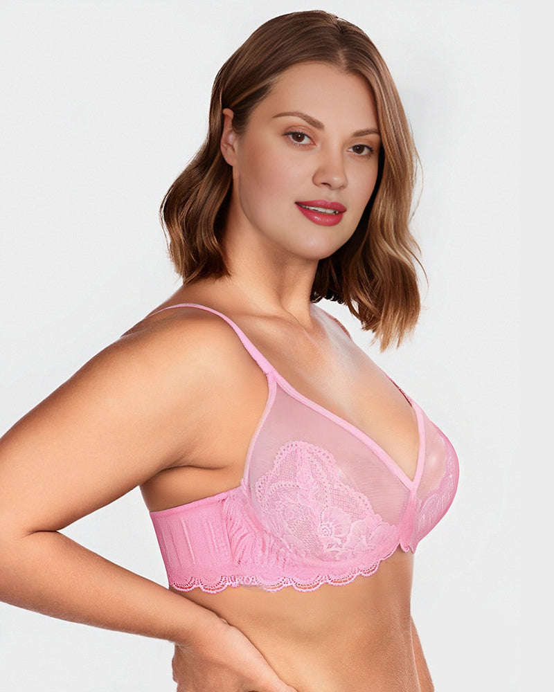 Full Coverage Lace Minimizer Bra