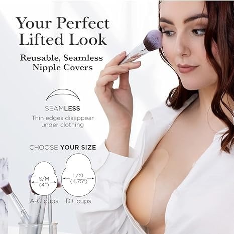 Sticky Not Icky! Seamlesse Uplift Nipple Covers