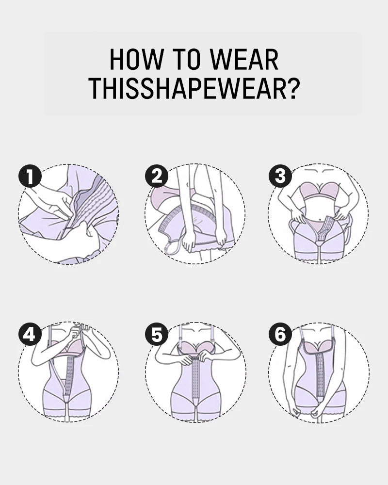 Ganzkörper -Shapewear mit Bauchkontrolle