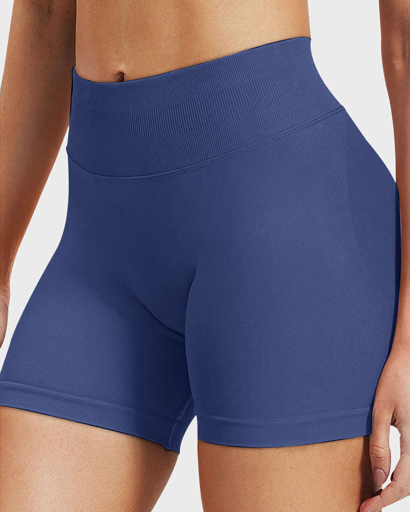 Sculpting short transparent en taille haute avec lifting des fesses Scrunch