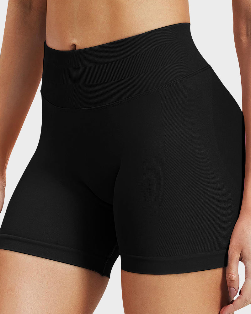 Sculpting short transparent en taille haute avec lifting des fesses Scrunch