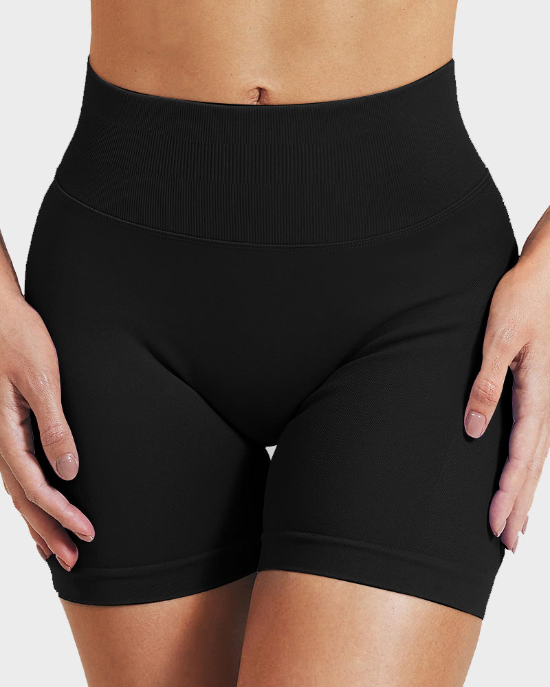 Sculpting short transparent en taille haute avec lifting des fesses Scrunch