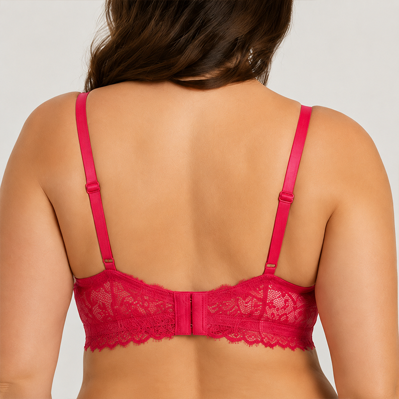 Ultra-Light Lace Underwire Push-Up Bra