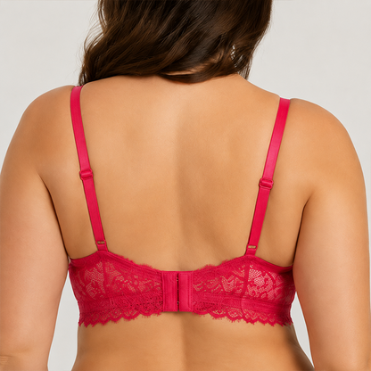 Ultra-Light Lace Underwire Push-Up Bra