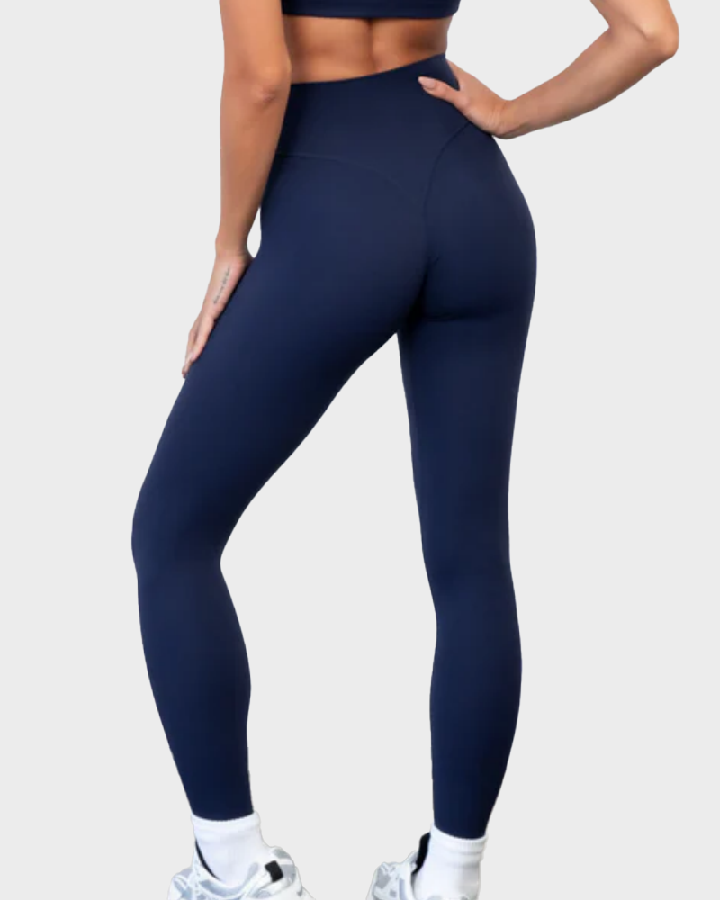 High Waisted Tummy-Control Butt Lifting Seamless Workout Leggings