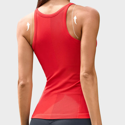 Built-In Bra Racerback Sports Cami Top
