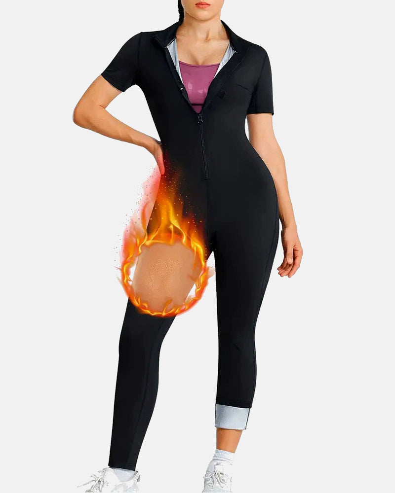 Women's Full Body Sauna Suit for Waist Training and Belly Fat Workouts