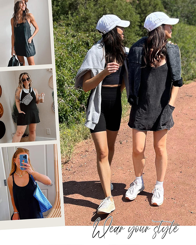 Sommer -ärmelloses Kleid für Frauen