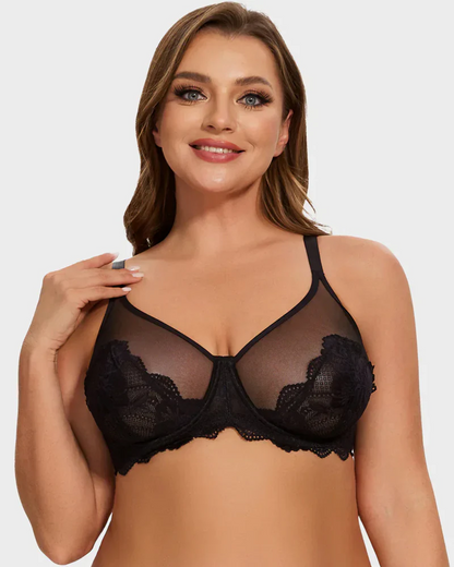 Full Coverage Lace Minimizer Bra