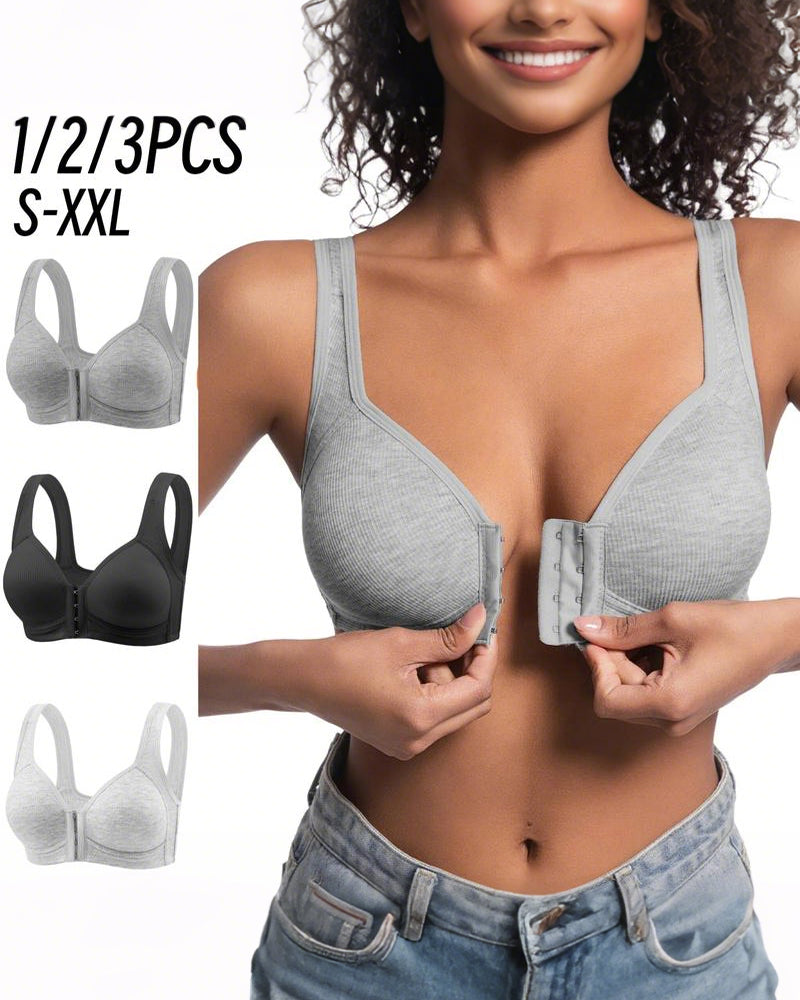 The Everyday Front-Clasp Bra Soft, Unlined & Wireless