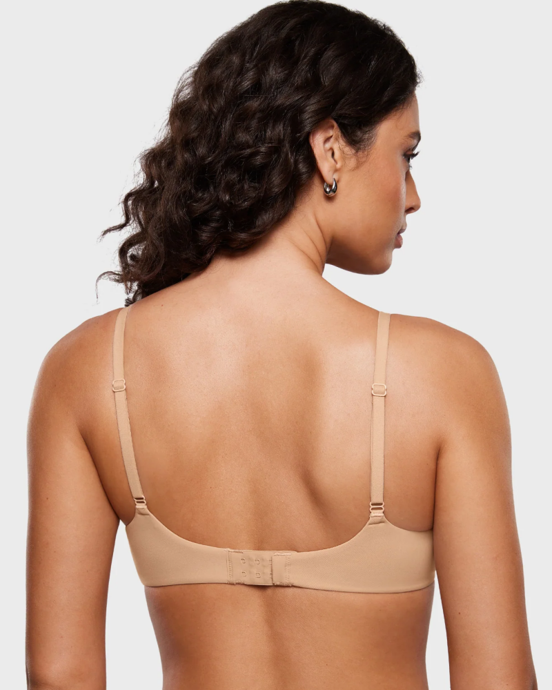 Plus Balconette Bra - Lightly Padded Underwire Sexy Tshirt Demi Bras
