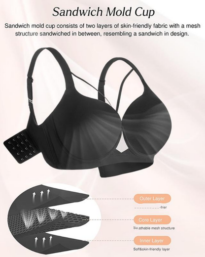 Women Seamless Push Up Padding Bras