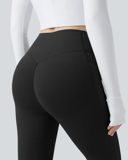 Thermal Tummy Control Yoga Leggings with Pockets