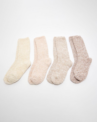 Ultra-Soft Socks Gift Set - CozyChic 4-Pair Collection