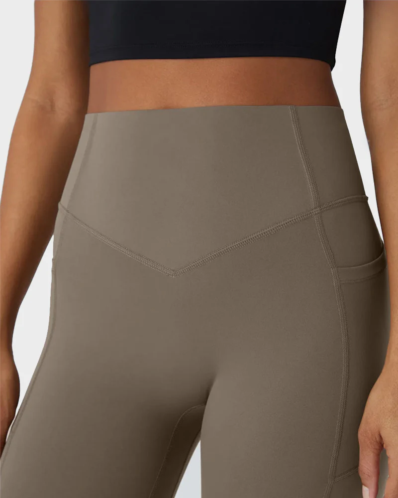Tummy Control Butt-Lifting Training Leggings with Pockets