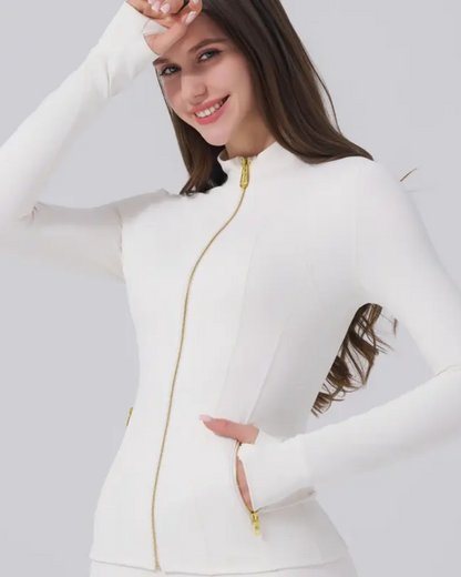 Womens Sportswear Set Full Zip Jacket and Yoga Pants