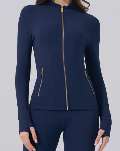 Womens Sportswear Set Full Zip Jacket and Yoga Pants