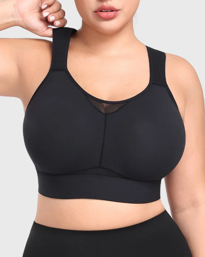 High Impact Racerback Sports Bra Full Coverage for Yoga and Training