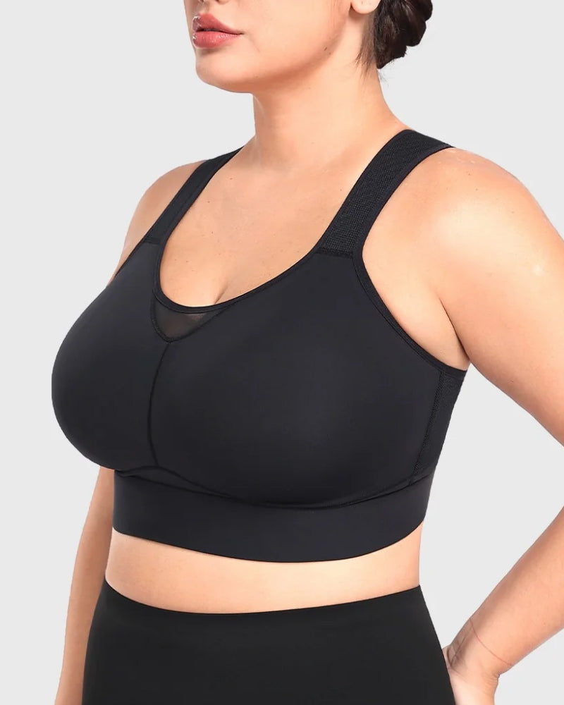 High Impact Racerback Sports Bra Full Coverage for Yoga and Training