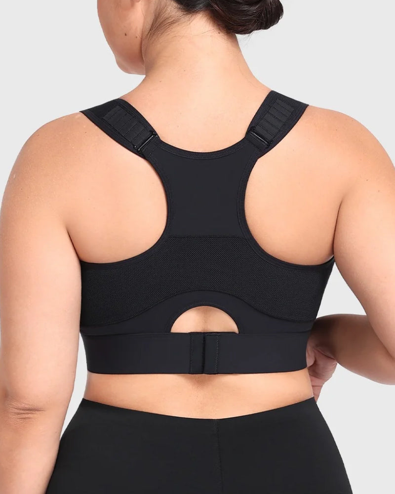 High Impact Racerback Sports Bra Full Coverage for Yoga and Training
