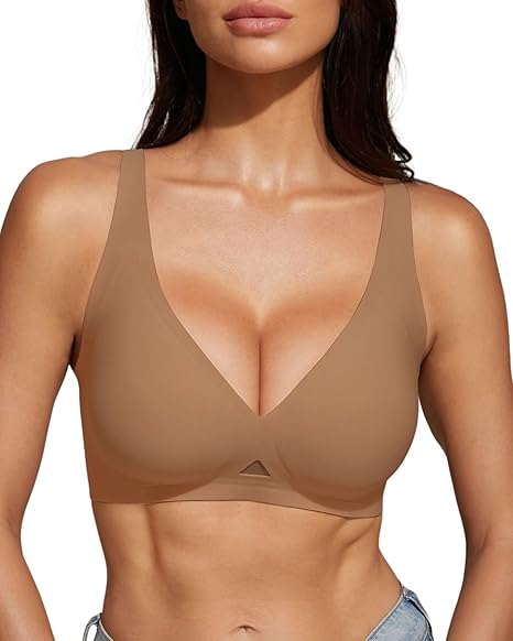 Wireless Jelly Deep-V Push-Up Bra
