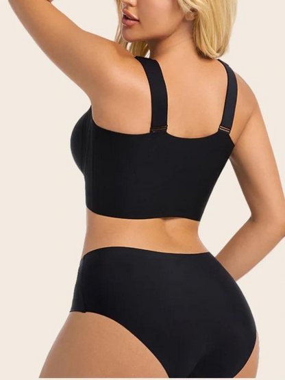 Plus Size Wireless Front-Close Comfort Jelly Bra