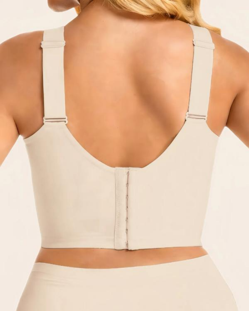 Plus Size Back Fat Smoothing Bra Jelly Seamless Push Up