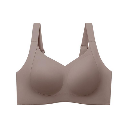Wireless Push Up Jelly Bra V Neck Seamless Support Comfort