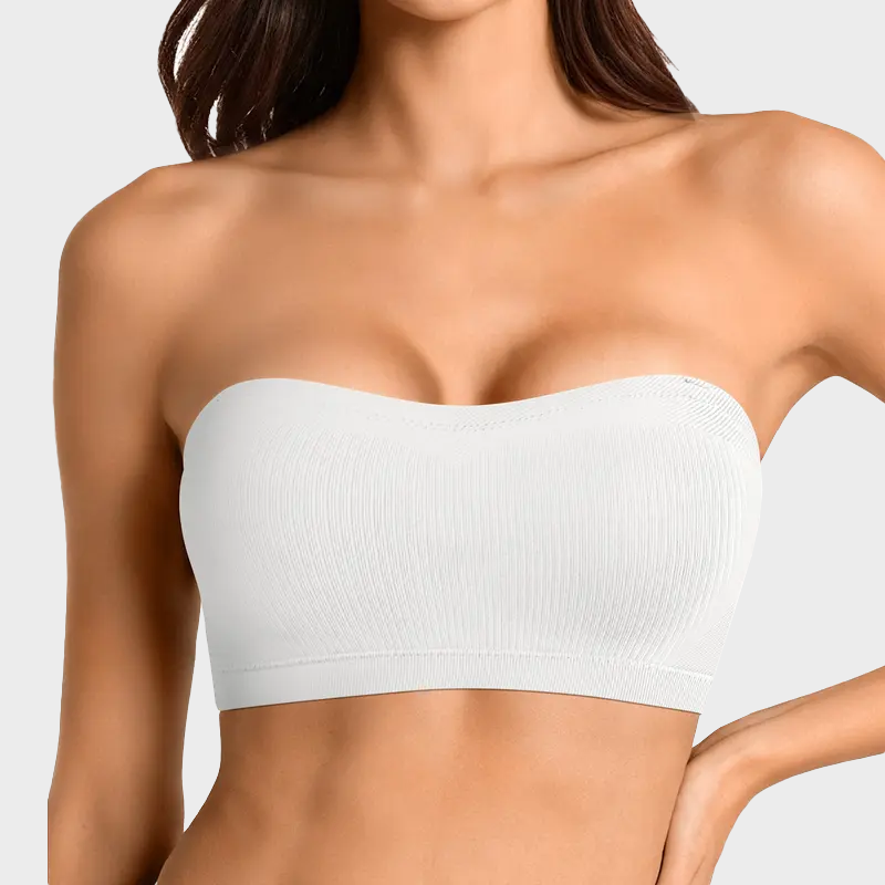 Non-Slip Bandeau Seamless Wireless Strapless Bra