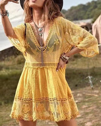 Yellow blouse
