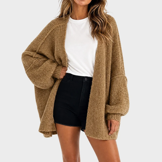 Übergroßer Strickjacke für Frauen