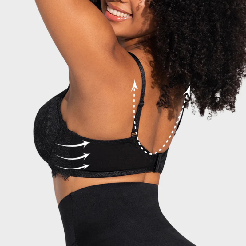 Ultra-Light Lace Underwire Push-Up Bra