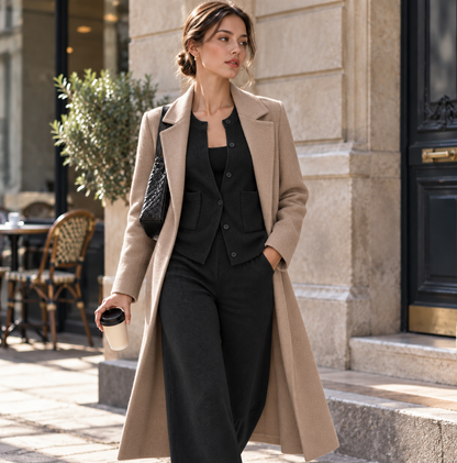Women's Casual Knit Sweater Set Round Neck Wide Leg Pants