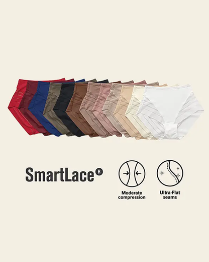 🔥Plus Size Up to 6XL 🔥 High Waisted Invisible Tummy Control Panties - Sheer Stripe Shapewear