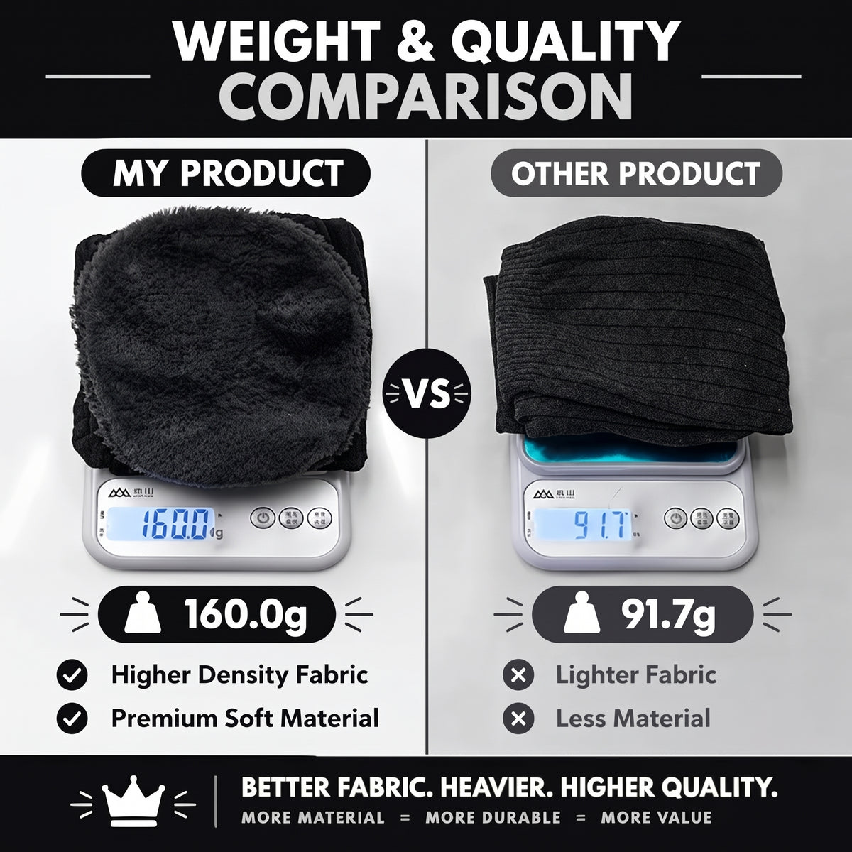 Long Knee Pads for Men and Women, One Size with Thick Wool Lining 🦵