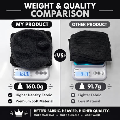 Long Knee Pads for Men and Women, One Size with Thick Wool Lining 🦵