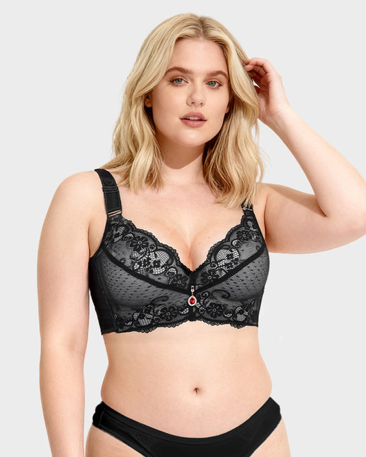 Il reggiseno push up imbottito in pizzo