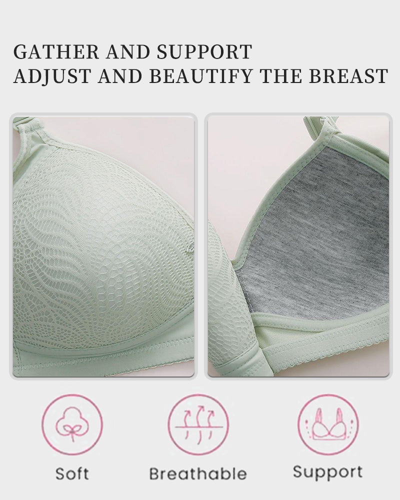 The 5-Piece Set | Wireless Push-Up & Jacquard Lace