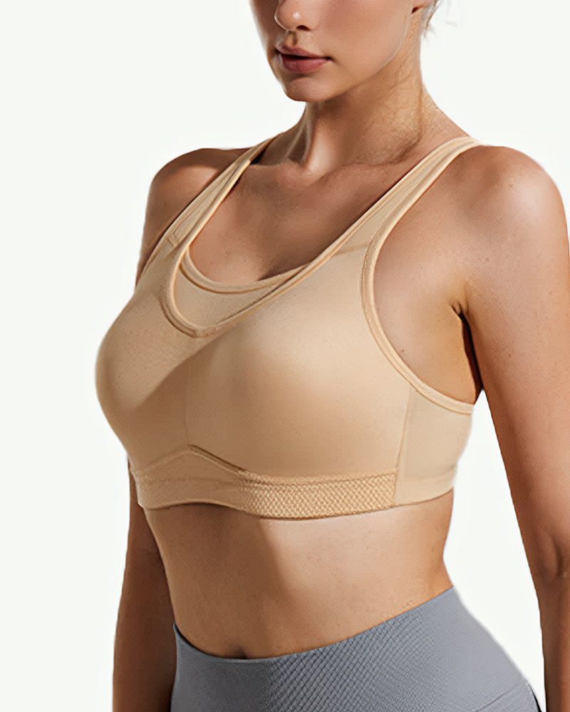 High Impact Sports Bra Plus Size Wirefree Bounce Control