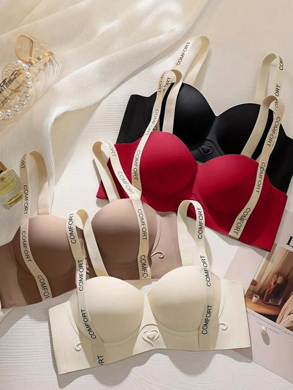 The Essential 4-Pack Bra Set | Seamless & Wireless Comfort