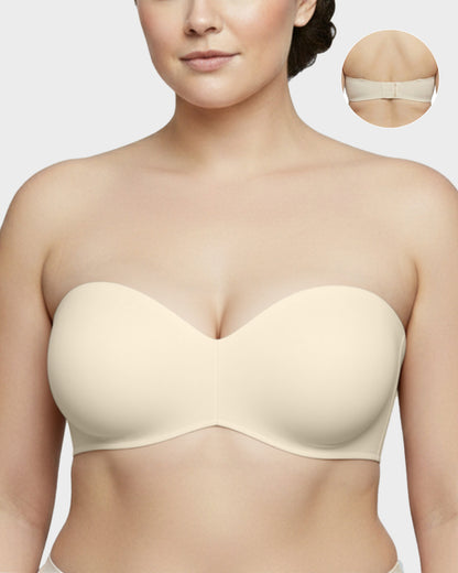 Full Support Non-Slip Convertible Bandeau Bra